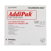 ADDIPAK Saline Solution Unit Dose 3ml- 100pk Vials Photo