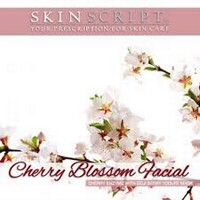 Skin Script Cherry Blossom Facial Photo