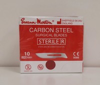 Swann-Morton#10 Sterile Surgical Scalpel Blades ***Carbon Steel*** Photo