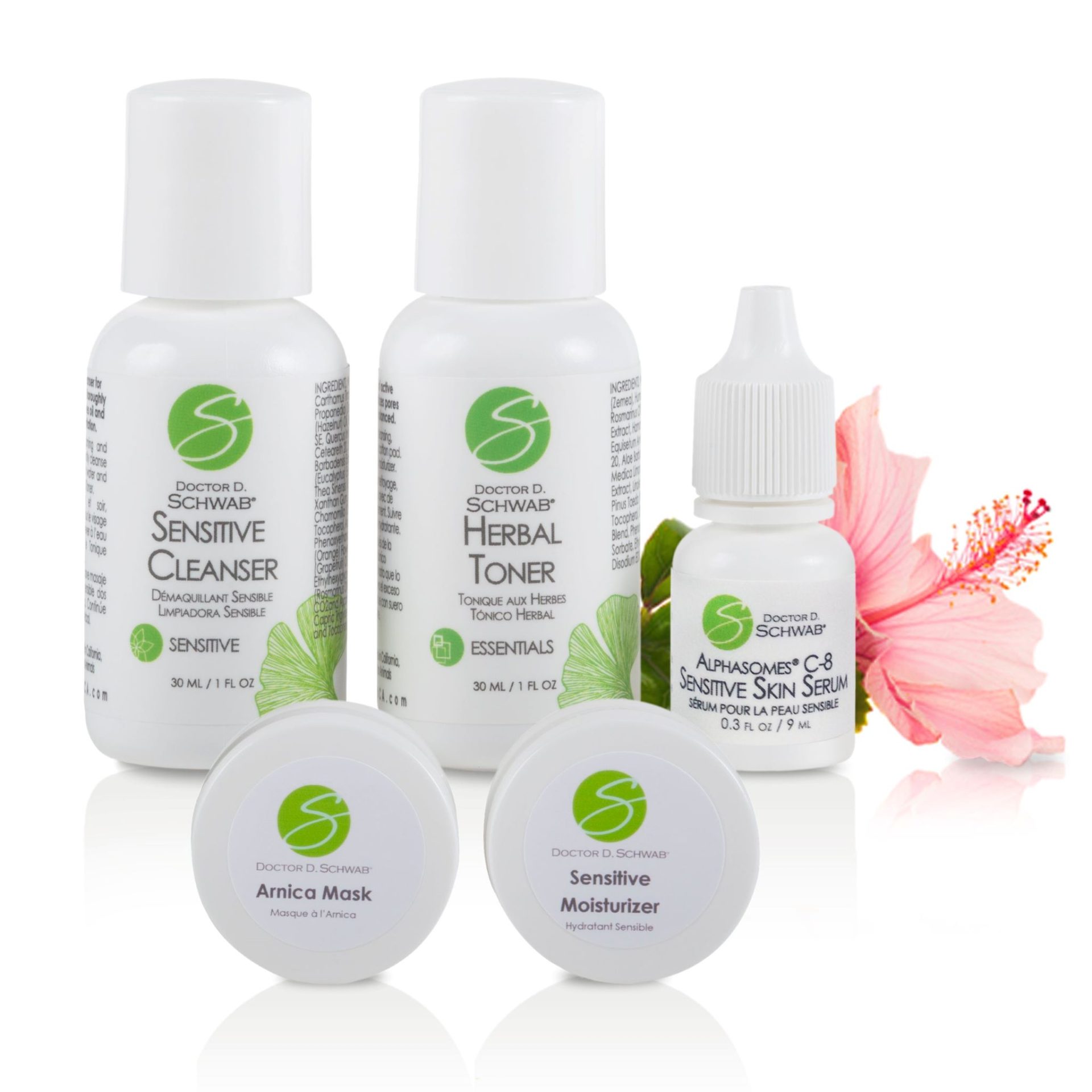Doctor D. Schwab Sensitive Skin 5 Piece Travel Set
