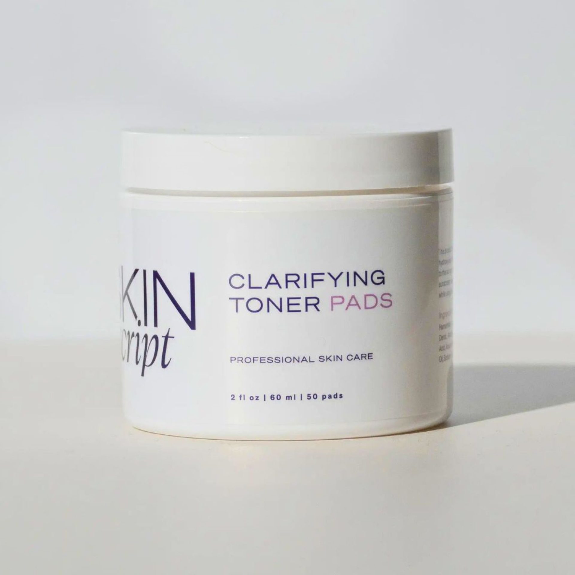 Skin Script Clarifying Control Toner Pads 50