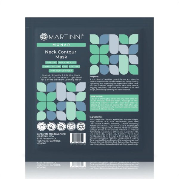 Martinni Neck Lift Collagen Mask (1pc) - Image 2