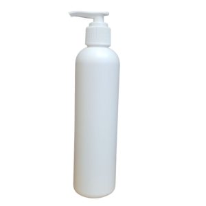 White Pump Bottle- 8fl oz.