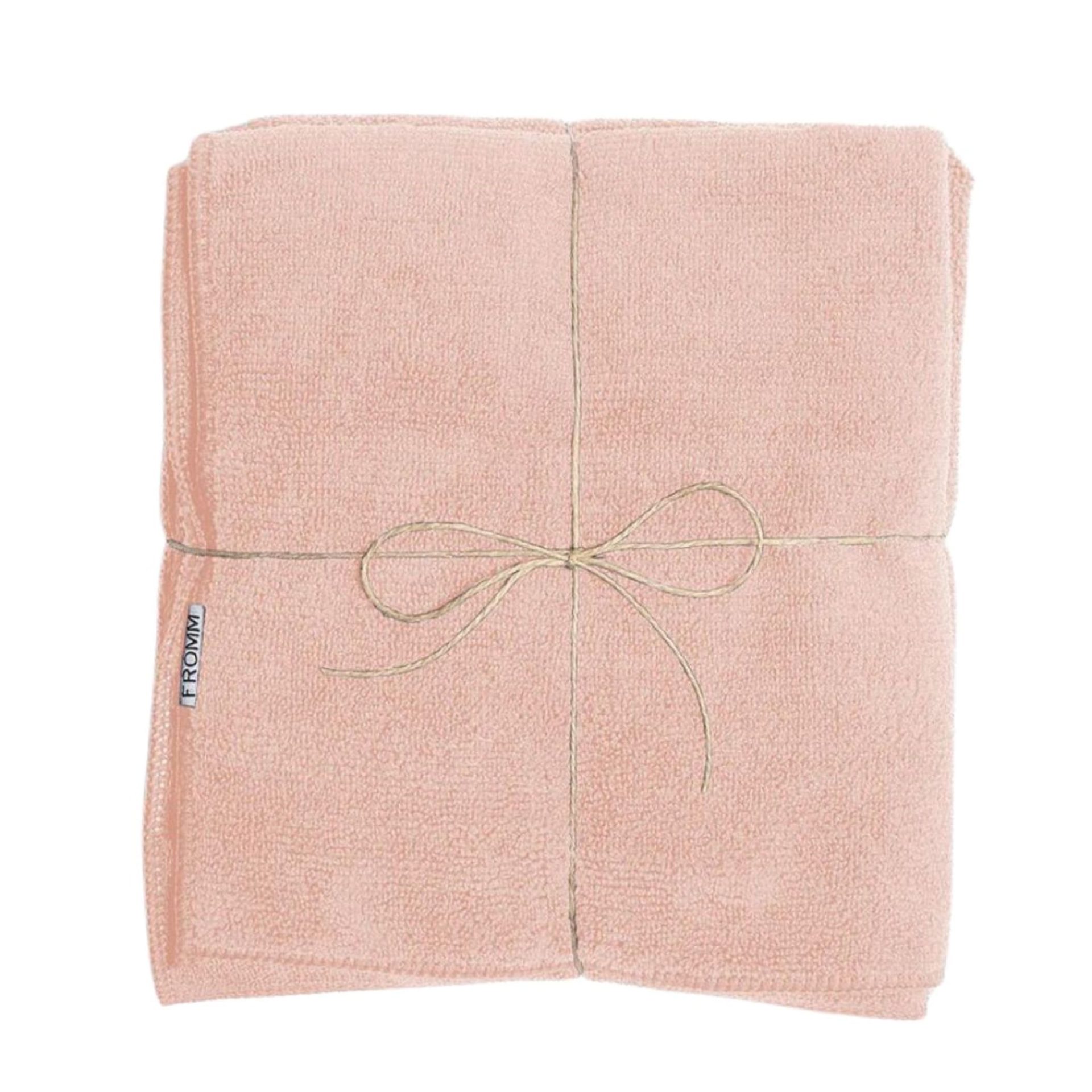 Fromm- Softees MicrofiberTowels Soft Pink 10/pk - Image 2