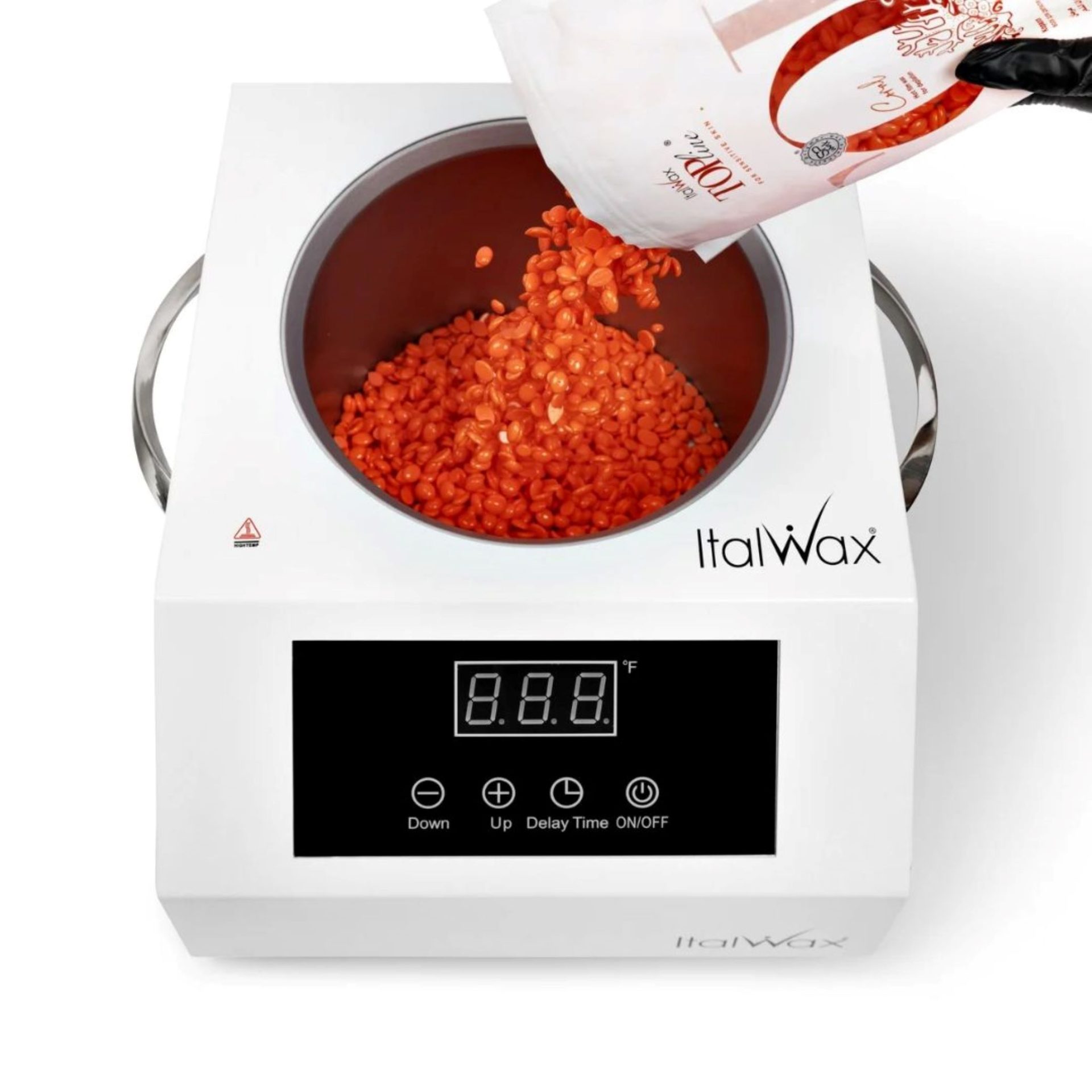 ItalWax Professional Wax Warmer 10lbs -White - Image 3